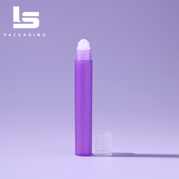 Eco-friendly 10ml Plastic Roll-on Bottle with Leak-proof PP Roller ball Holder