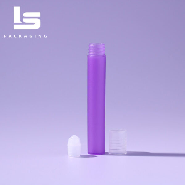 Eco-friendly 10ml Plastic Roll-on Bottle with Leak-proof PP Roller ball Holder