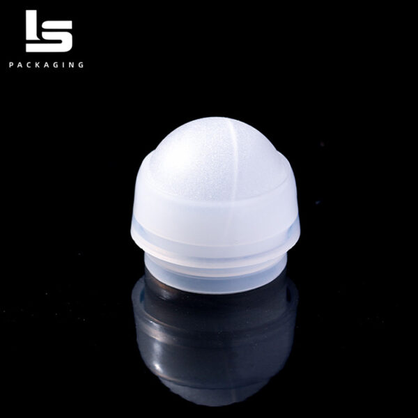 Transparent Plastic Rolling Ball Holder for Cosmetic Bottle