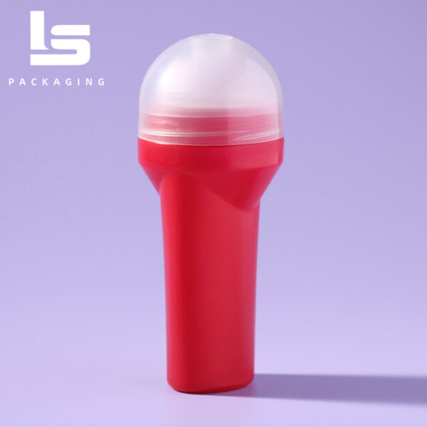 80ml Red PP Plastic DEO Roll-On Ball Bottle