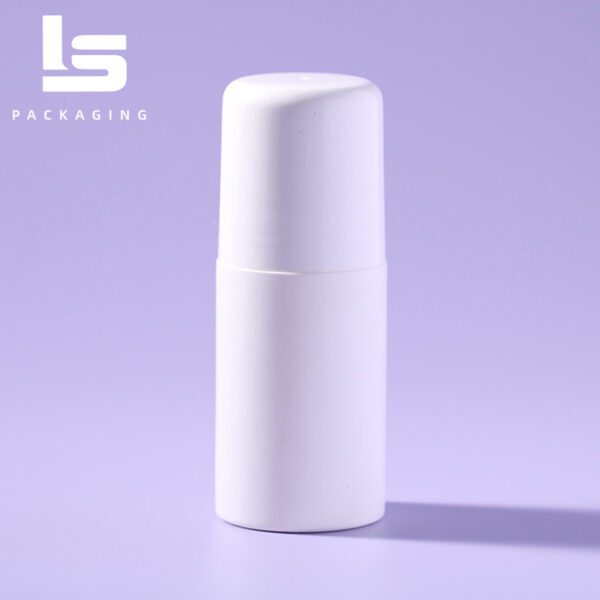 50ml White Personal Care Plastic Roller Ball Bottle