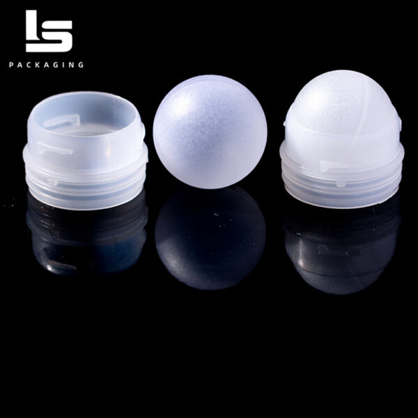 Polypropylene Plastic Roller Ball Inserts Custom Size for Plastic Bottle Fits