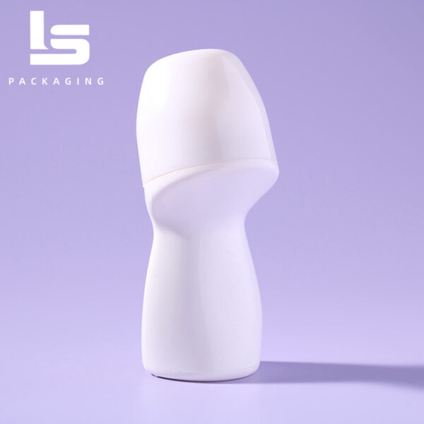 50ml Skincare Plastic Roll on Ball Bottle With Leak-Proof Cap