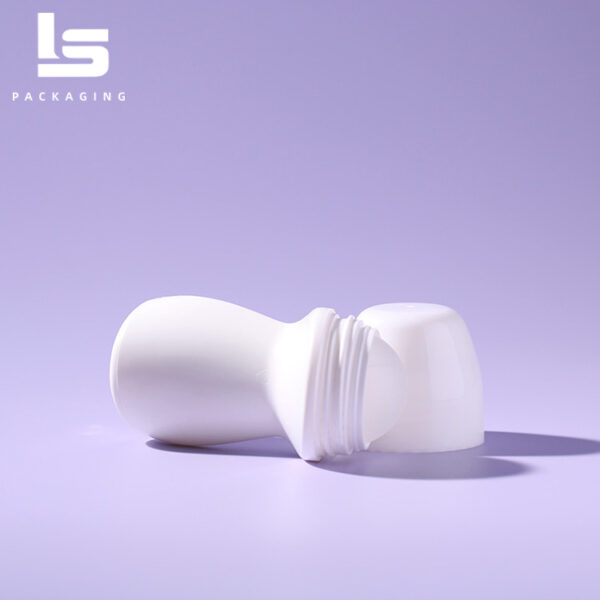 50ml Skincare Plastic Roll on Ball Bottle With Leak-Proof Cap