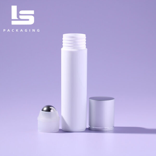 30ml Plastic Roll-On Bottle with Metal Ball & Anodized Aluminum Cap
