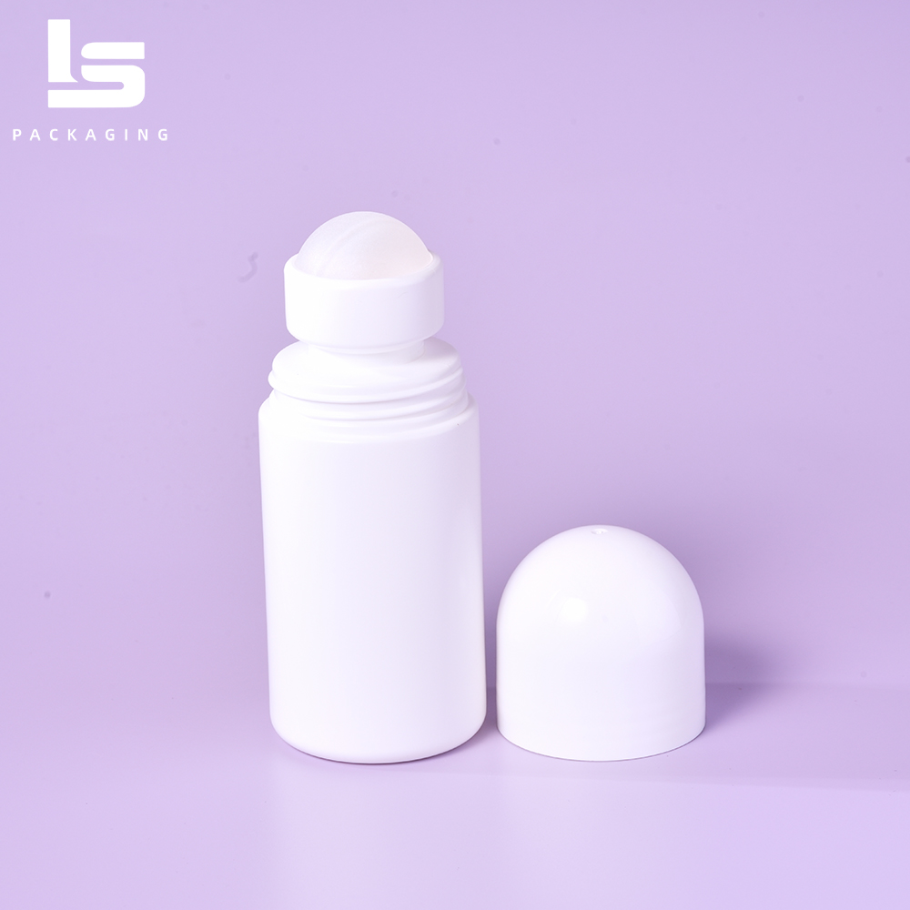 50ml empty round roll-on bottle for skincare packaging