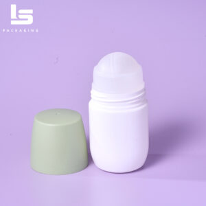 70ml PP roll-on container for deodorant and cosmetic packaging